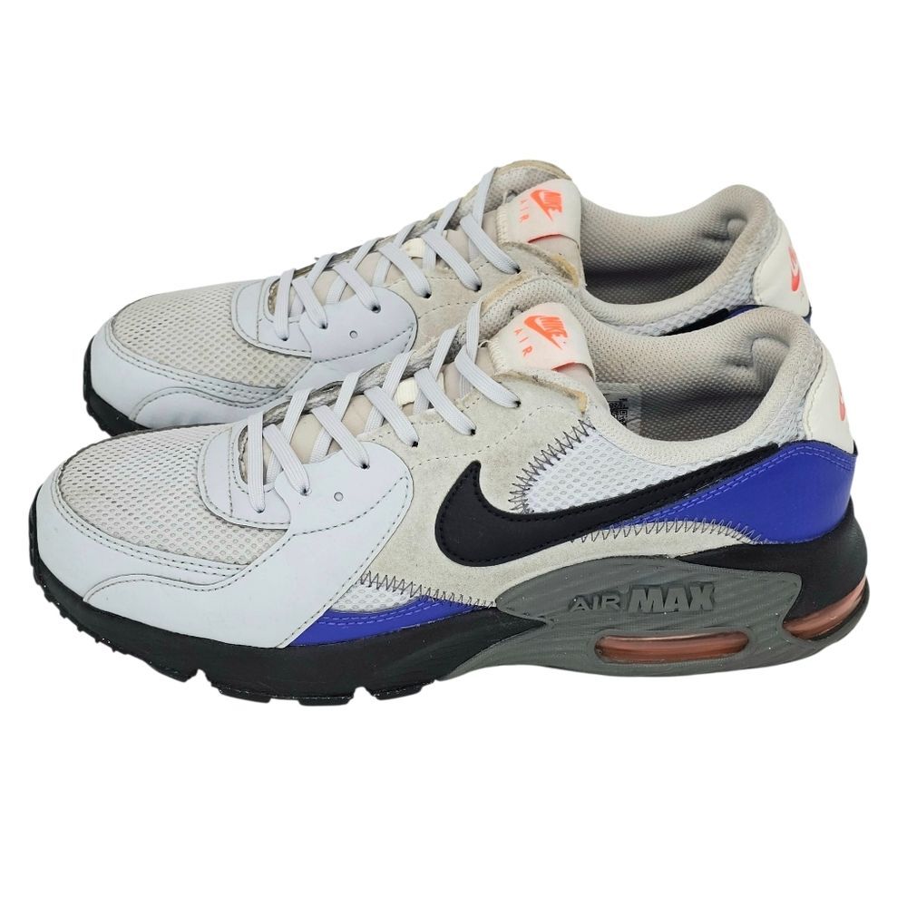 NIKE Air Max Excee Pure Platinum Black Iron Grey Men's Size 8.5 Sneakers